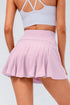 'Maryam' High Waist Pleated Active Skirt - Celes Fashion
